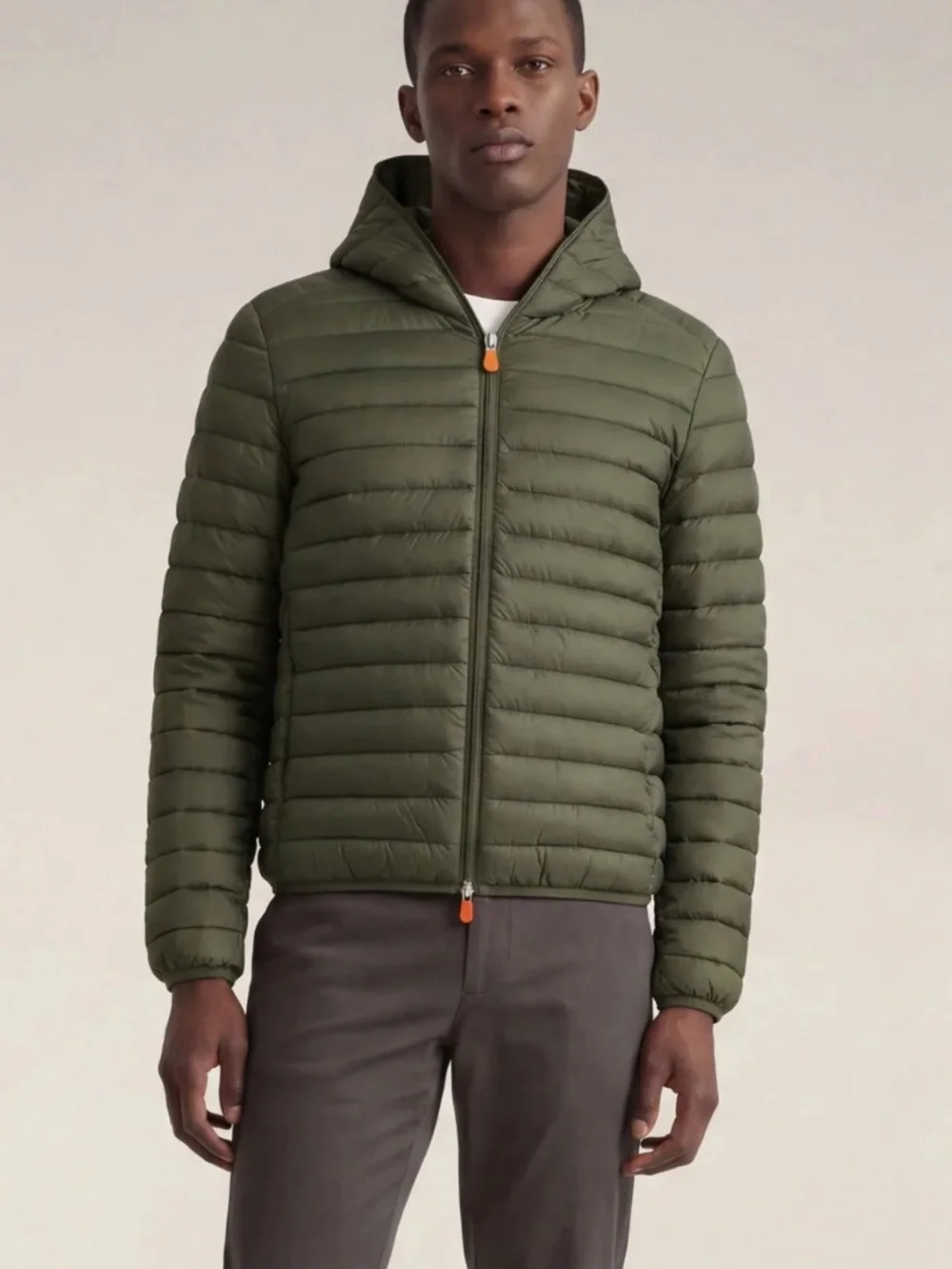 Save the Duck Puffer Jacket Men's Size Medium Winter Cozy (NOTE FLAW)